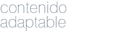 contenido adaptable